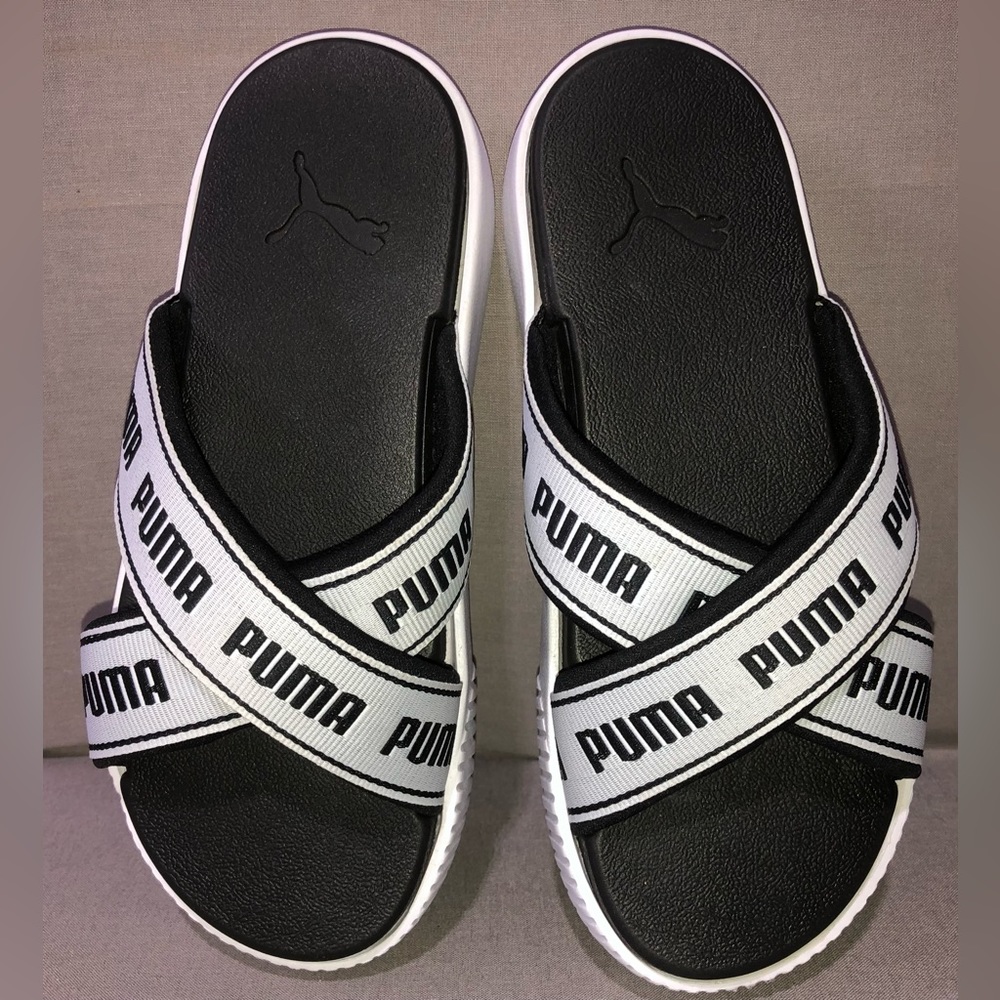 PUMA Women's Platform Slide Sandal, Size 7.5 - Picture 1 of 6